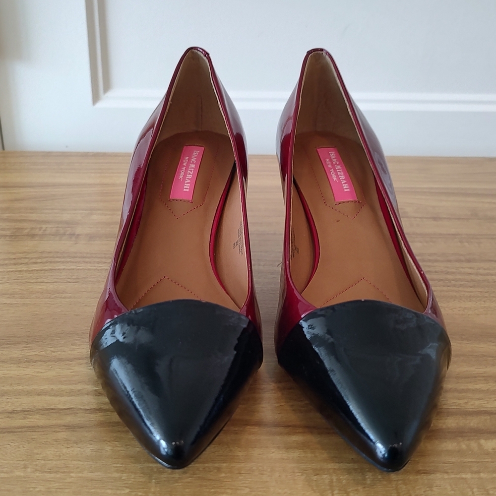 👠HOST PICK👠 Isaac Mizrahi Isjabria Patent Leather Pumps Sz 9 - Picture 8 of 8